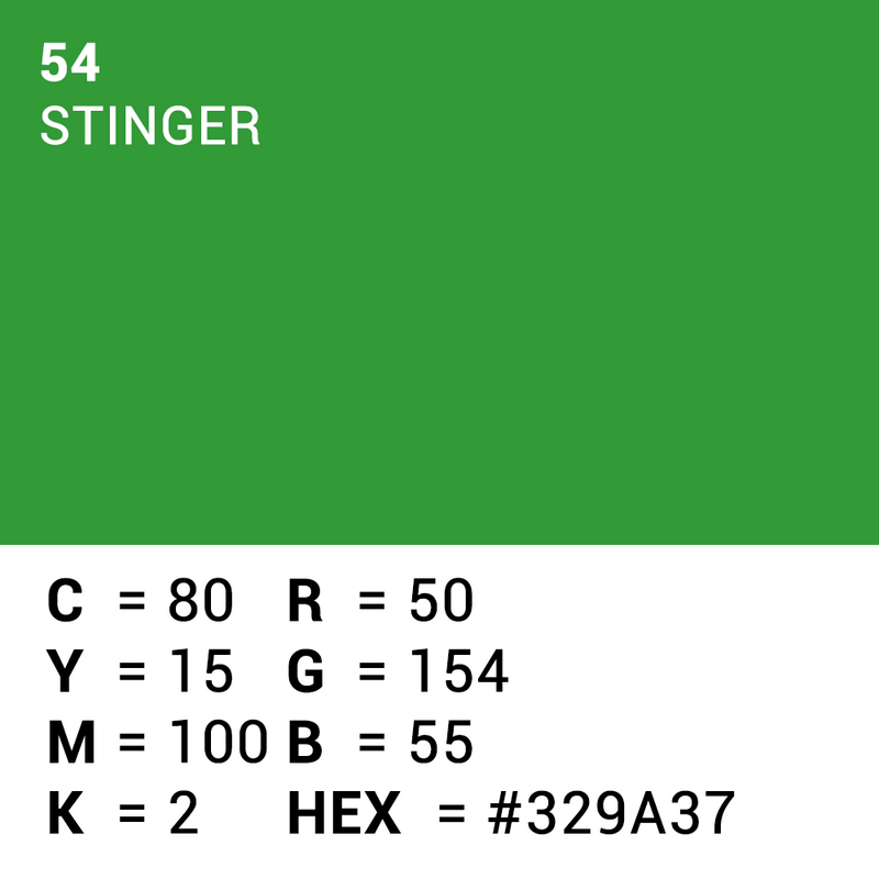 Load image into Gallery viewer, Superior achtergrondpapier 54 stinger chroma key 1,35 x 11m