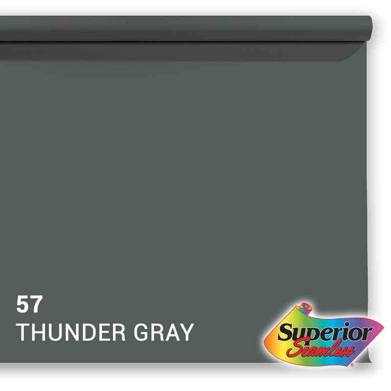 Load image into Gallery viewer, Superior achtergrondpapier 57 thunder grey 1,35 x 11m