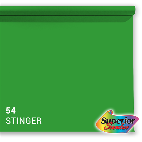 Load image into Gallery viewer, Superior achtergrondpapier 54 stinger chroma key 2,18 x 11m