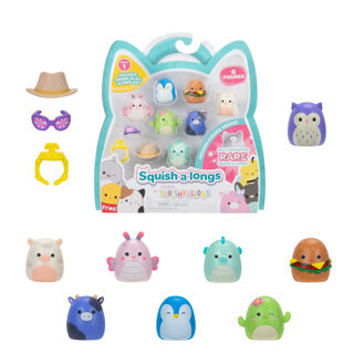 Load image into Gallery viewer, Squishalongs 8 pak assorti