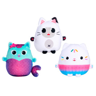 Load image into Gallery viewer, Gabby's dollhouse squishy pluche 15 cm 3 assorti | 6 stuks
