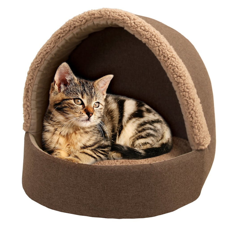 Load image into Gallery viewer, Sun garden filou luxe honden- en kattenbed 42x45x41cm grijs