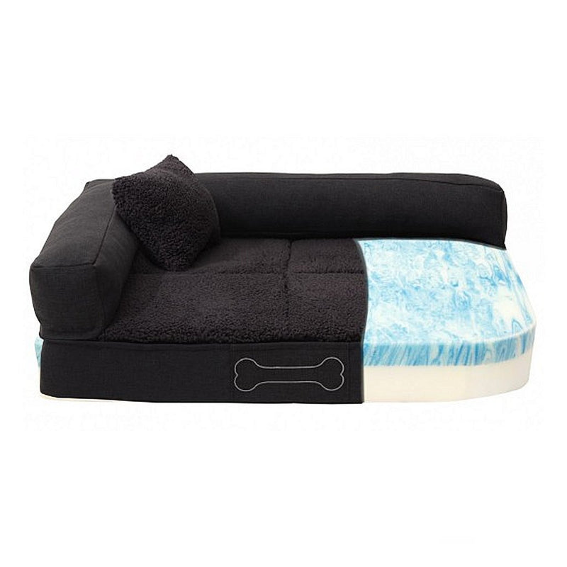 Load image into Gallery viewer, Sun garden pallina orthopedisch hondenkussen 80x60x25 cm bruin