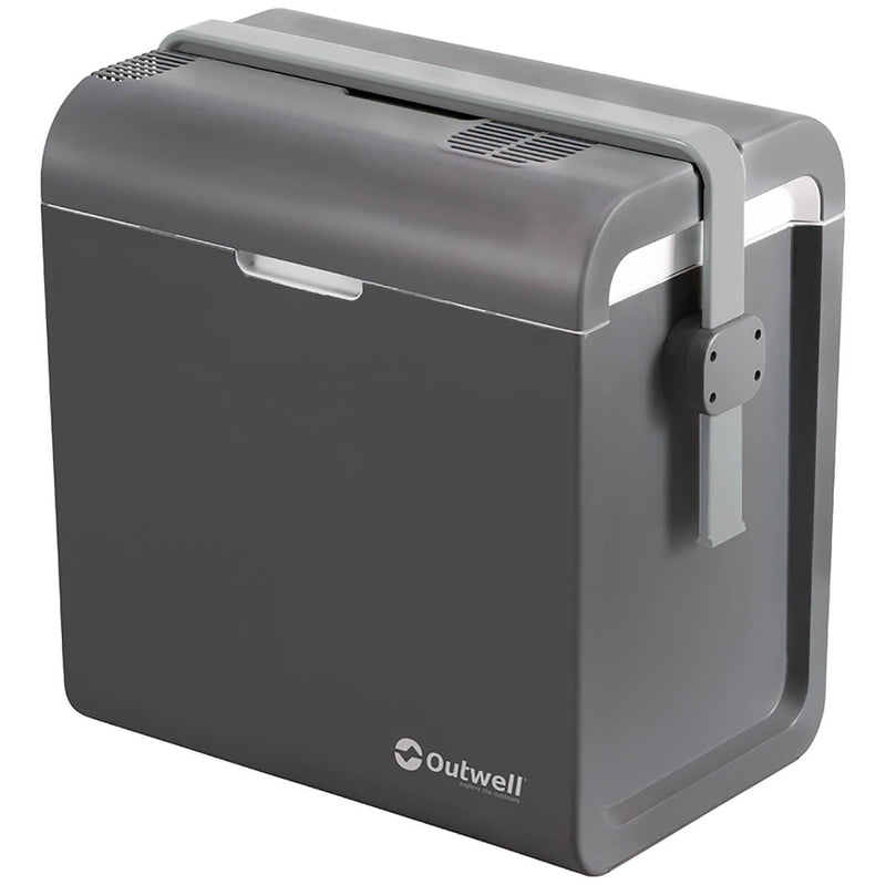 Afbeelding laden in galerijviewer, Outwell ecocool slate grey 24 12v 230v koelbox