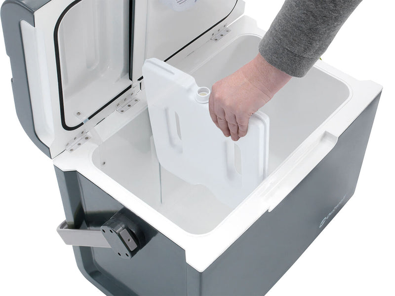 Afbeelding laden in galerijviewer, Outwell ecocool slate grey 35 12v 230v koelbox