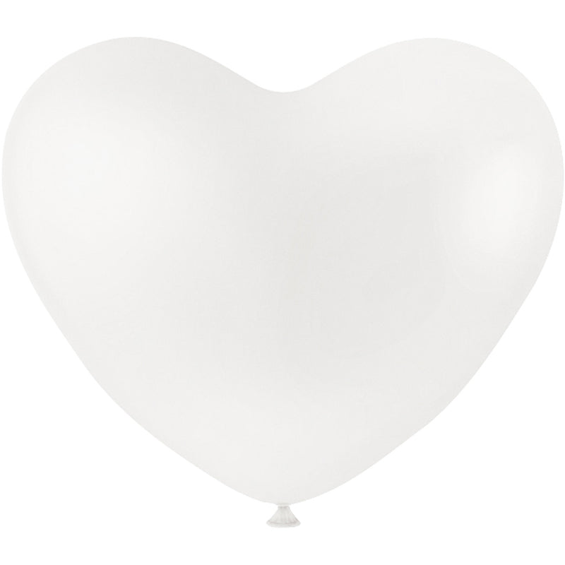 Afbeelding laden in galerijviewer, Https: www.cchobby.nl ballonnen-hart-wit-8-stuk-1-doos