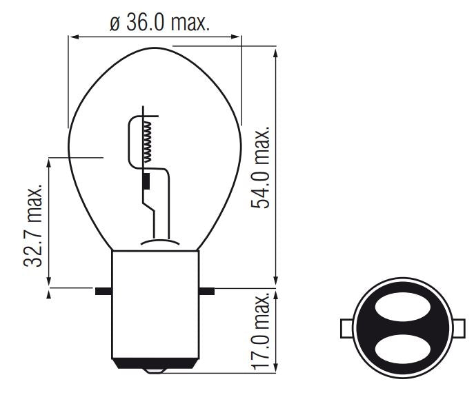 Load image into Gallery viewer, Bosma lamp 12v-35 35w ba20d
