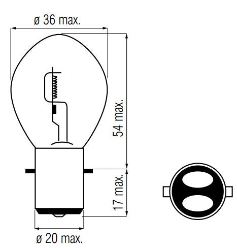 Load image into Gallery viewer, Edge lamp 12 volt 25 25 watt ba20d