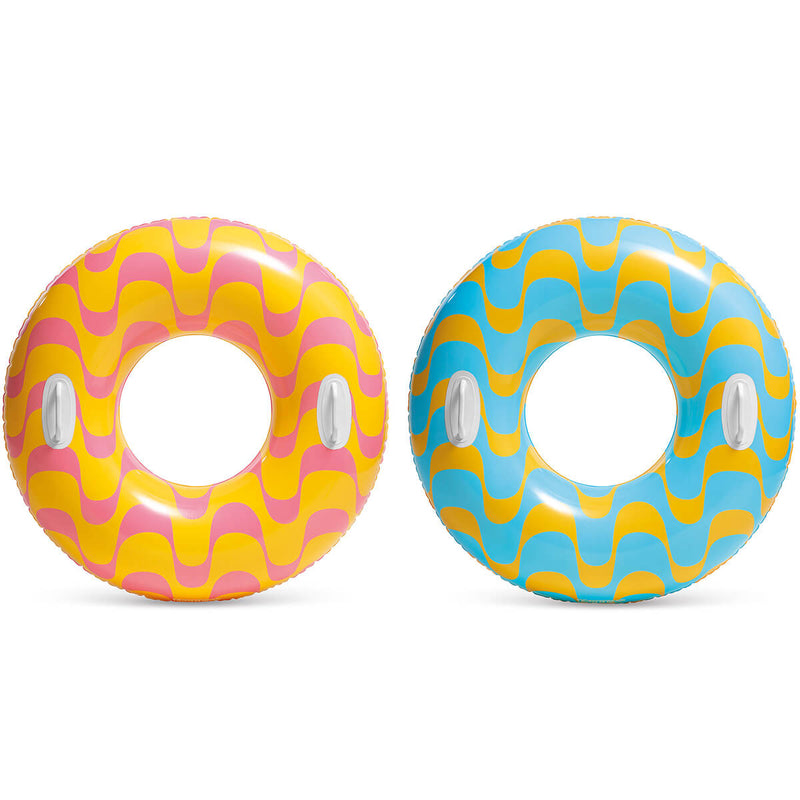 Load image into Gallery viewer, Intex swirly whirly zwemband met handgrepen ø 91cm