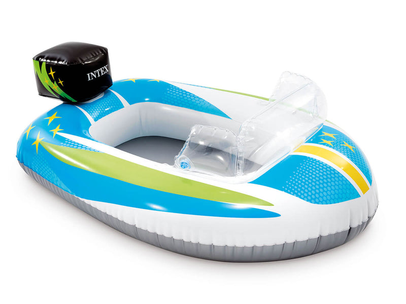 Load image into Gallery viewer, Intex zwembad kinderbootje-speedboot-blauw