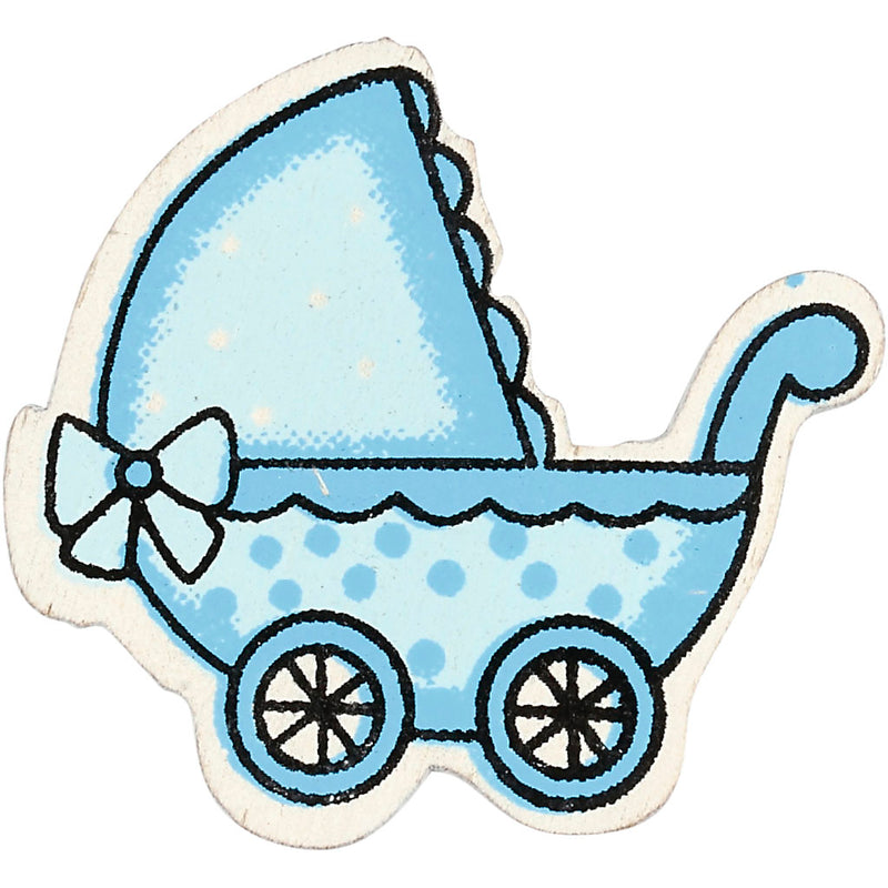 Afbeelding laden in galerijviewer, Https: www.cchobby.nl kinderwagen-afm-34x31-mm-dikte-1-7-mm-lichtblauw-10-stuk-1-doos