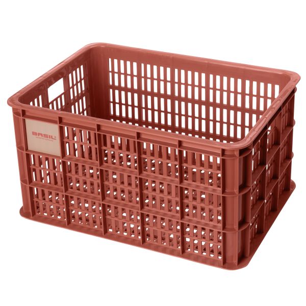 Load image into Gallery viewer, Basil fietskrat L - groot - 40 liter - rood