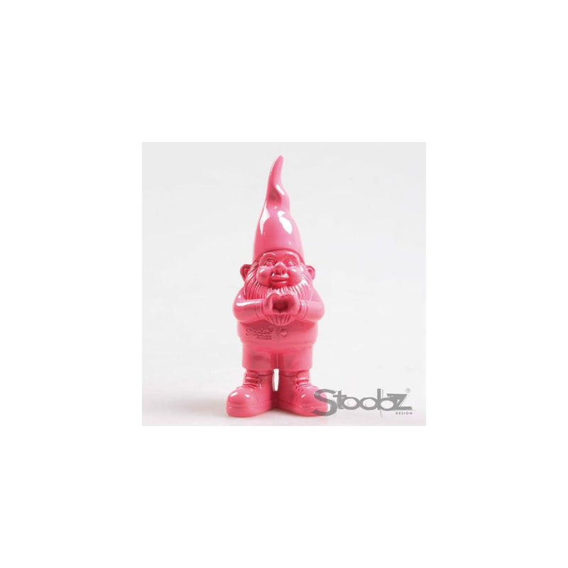 Load image into Gallery viewer, Stoobz design kabouter met hart 20cm fuchsia