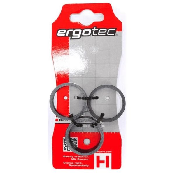 Load image into Gallery viewer, Ergotec balhoofd spacerset 1-1 8 (ø28.6) 3-delig 3 5 10mm carbon