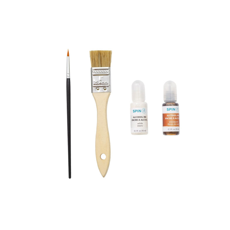 Load image into Gallery viewer, We r makers • spin it decorating kit woodgrain