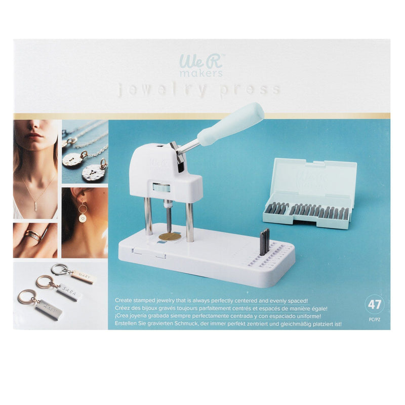 Load image into Gallery viewer, We r makers • jewelry press kit incl. tool, stamp set, blanks and guides