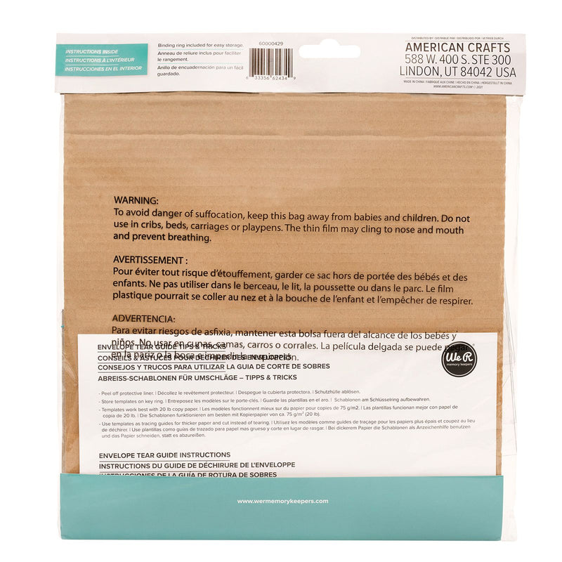 Load image into Gallery viewer, We r makers • envelope tear guides