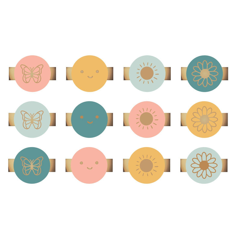 Load image into Gallery viewer, We r makers • charm stapler round with designs multi color 12pcs
