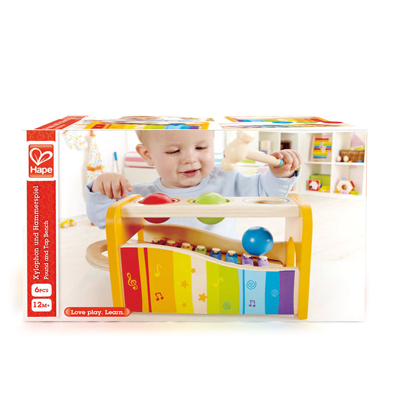 Load image into Gallery viewer, Hape xylofoon en hamerspel