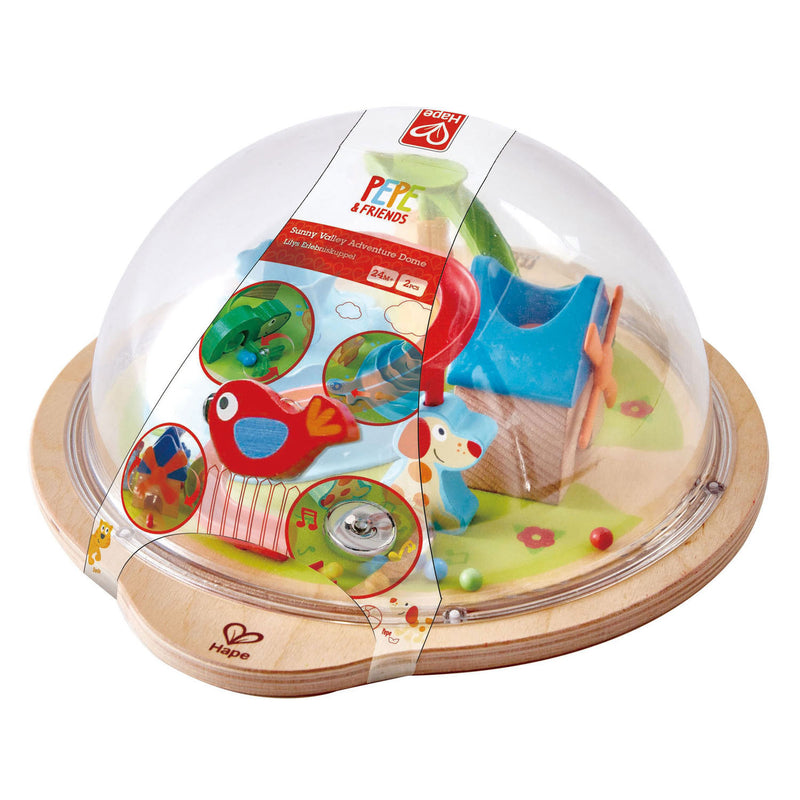 Load image into Gallery viewer, Hape bol met magnetisch doolhof sunney valley dome