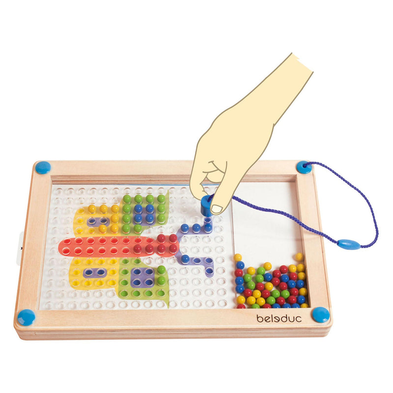 Load image into Gallery viewer, Beleduc Logipic Houten Mozaiek Kinderspel