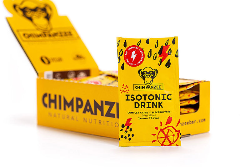 Load image into Gallery viewer, Chimpanzee energy drink vegan 25x30g box