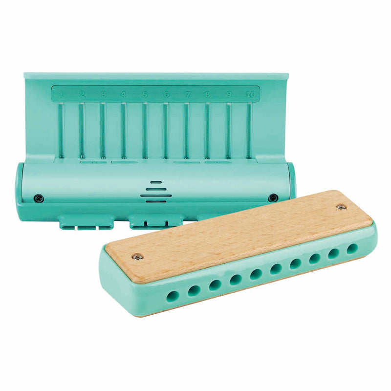 Load image into Gallery viewer, Hape leer met licht mondharmonica