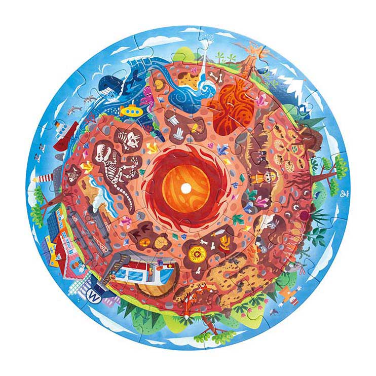 Load image into Gallery viewer, Hape ondergrondse wereld puzzel met licht - 36st.