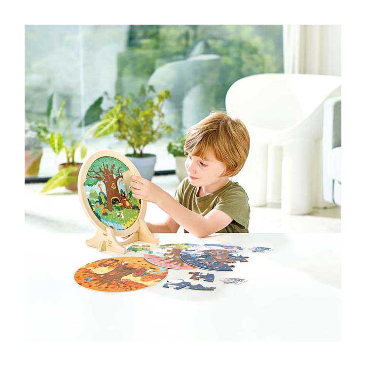 Load image into Gallery viewer, Hape 4 seizoenen lagenpuzzel