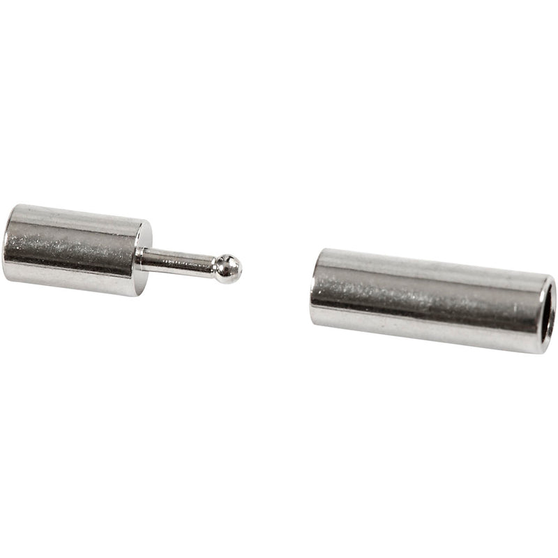 Afbeelding laden in galerijviewer, Https: www.cchobby.nl magnetische-sluiting-afm-3x14-mm-gatgrootte-2-mm-verzilverd-40-stuk-1-doos