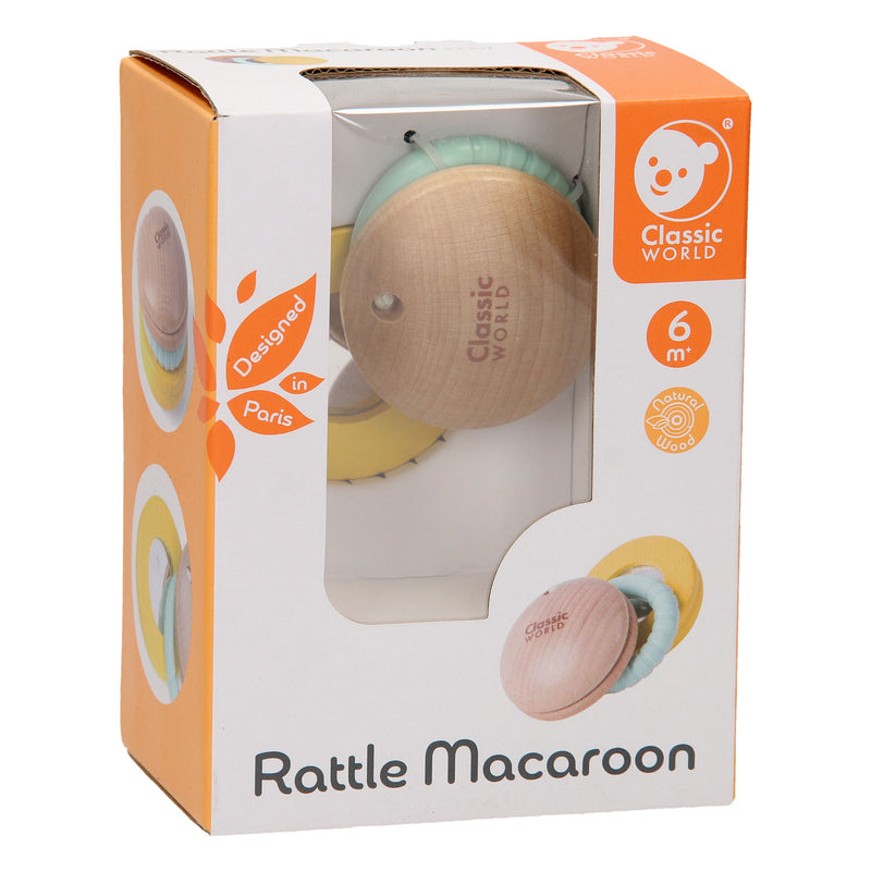 Load image into Gallery viewer, Lobbes speelgoed bv classic world rammelaar macaron