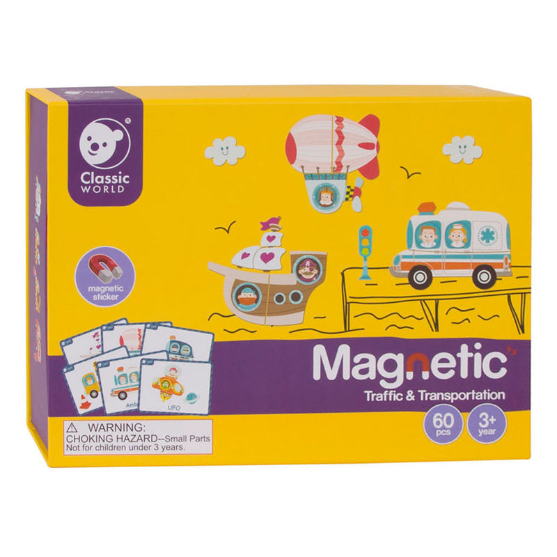Load image into Gallery viewer, Classic world puzzeldoos magneet - verkeer