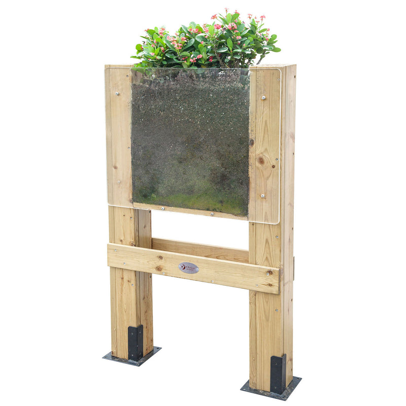 Load image into Gallery viewer, Classic World World World Houten Plantenbak 'Zie het Groeien'