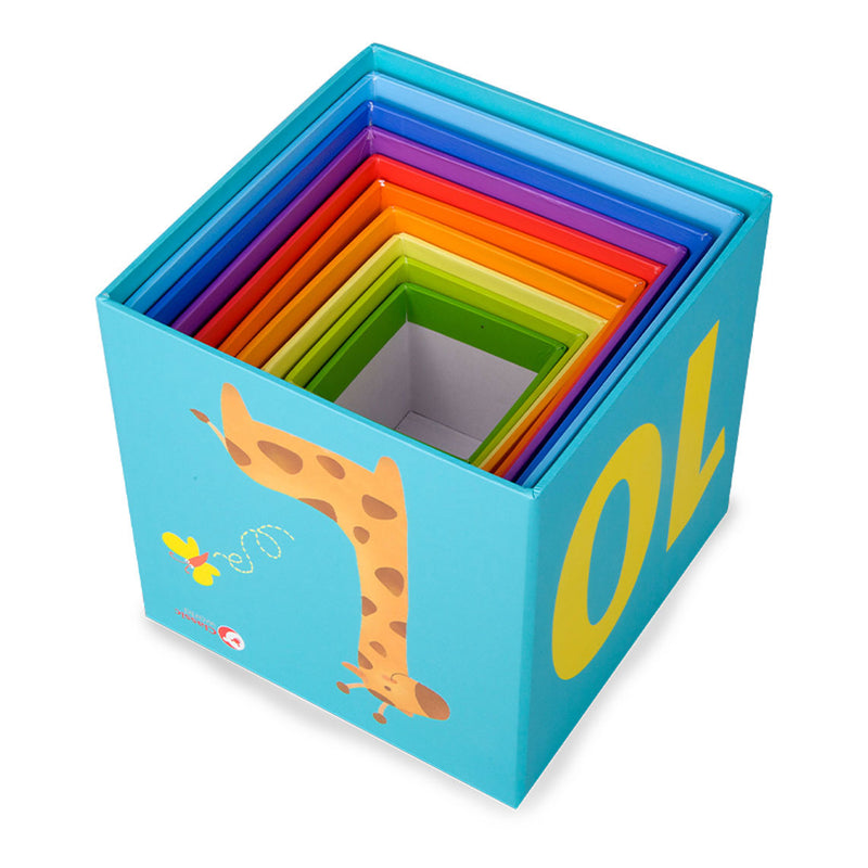 Load image into Gallery viewer, Classic world stapelblokken cijfers en dieren, 10dlg.