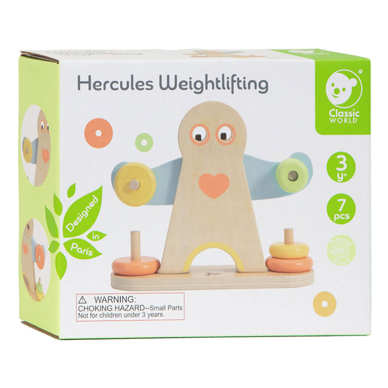 Load image into Gallery viewer, Classic world houten hercules weegschaal, 7dlg.