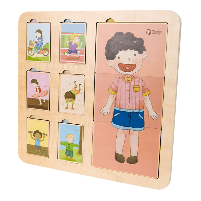 Load image into Gallery viewer, Classic World Houten Lagenpuzzel Lichaam, 19dlg.