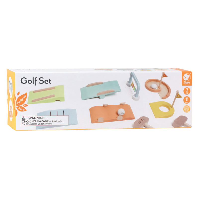 Load image into Gallery viewer, Classic world houten midget golfset, 11dlg.