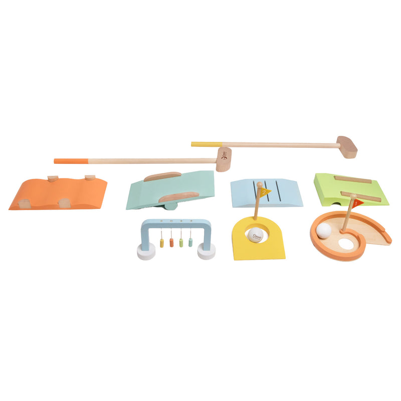 Load image into Gallery viewer, Classic world houten midget golfset, 11dlg.