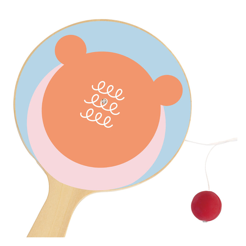Load image into Gallery viewer, Classic world houten racket met bal aan koord
