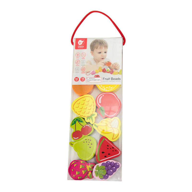 Load image into Gallery viewer, Classic world houten rijgkralen fruit, 13dlg.