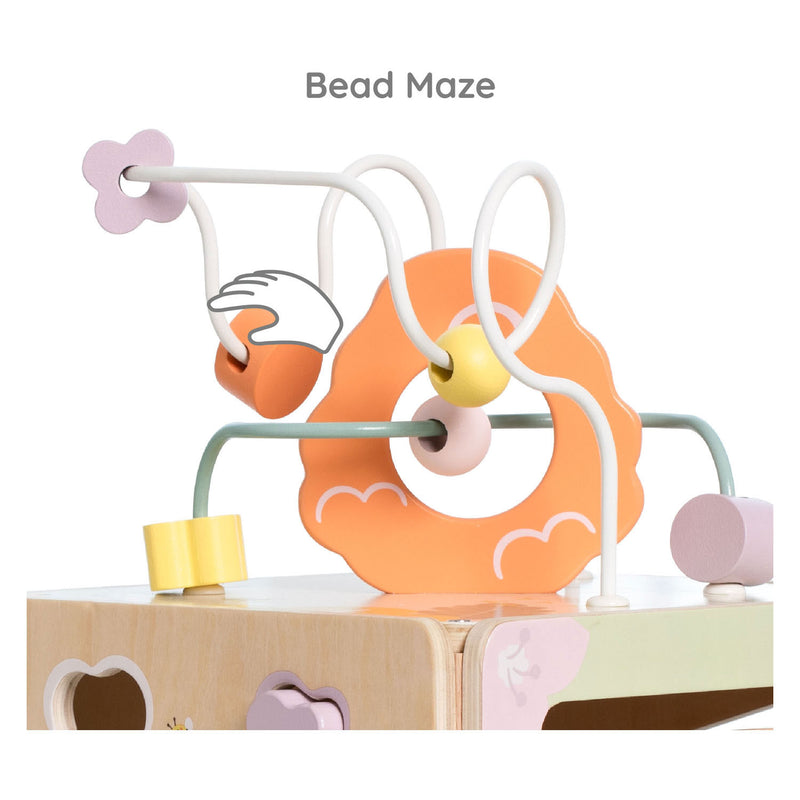 Load image into Gallery viewer, Classic world houten activiteitenkubus honingbij, 5dlg.