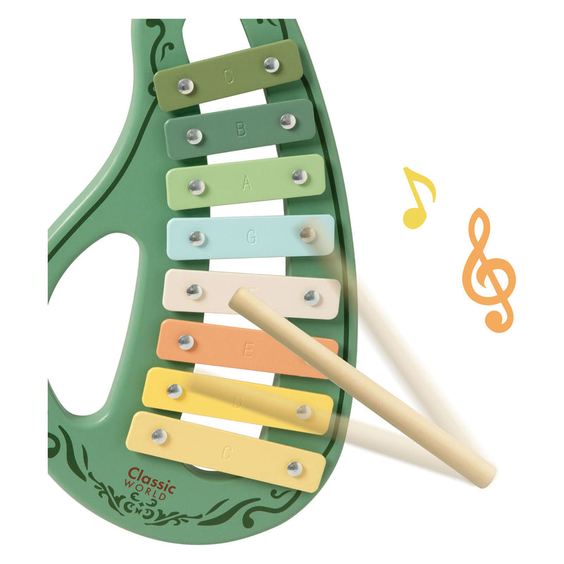 Load image into Gallery viewer, Classic world houten vintage muziekinstrumenten set, 5dlg.