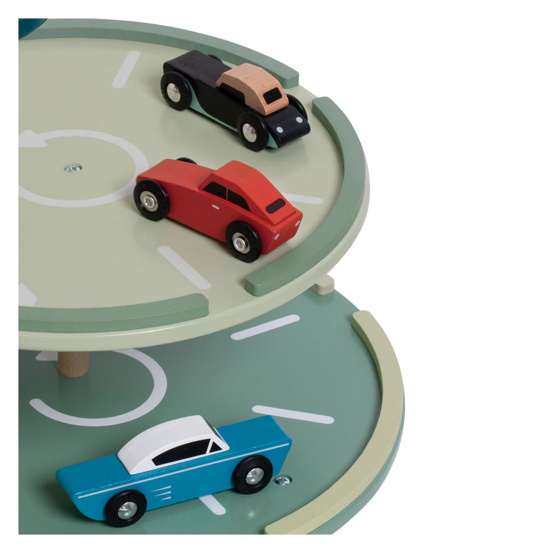 Load image into Gallery viewer, Classic world houten vintage garage met auto's, 11dlg.
