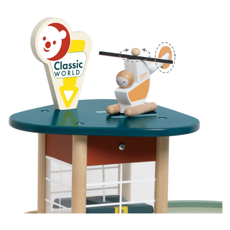 Load image into Gallery viewer, Classic world houten vintage garage met auto's, 11dlg.