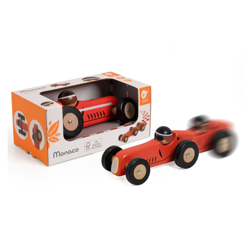 Load image into Gallery viewer, Lobbes speelgoed bv classic world houten speelgoedauto monaco