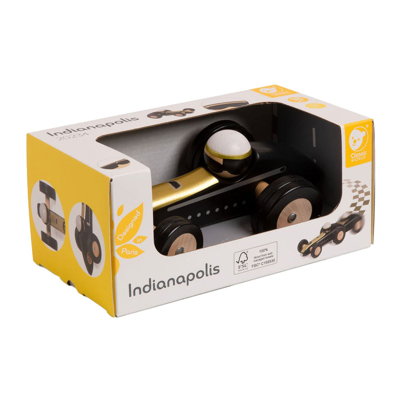 Load image into Gallery viewer, Classic world houten speelgoedauto indianapolis