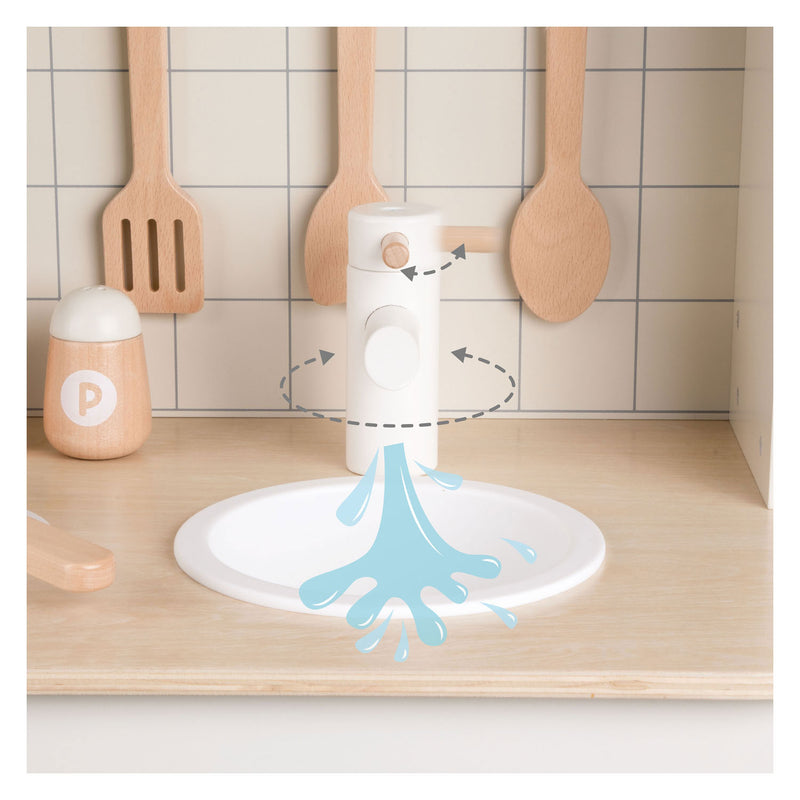 Load image into Gallery viewer, Classic world houten chef's speelkeuken, 11dlg.