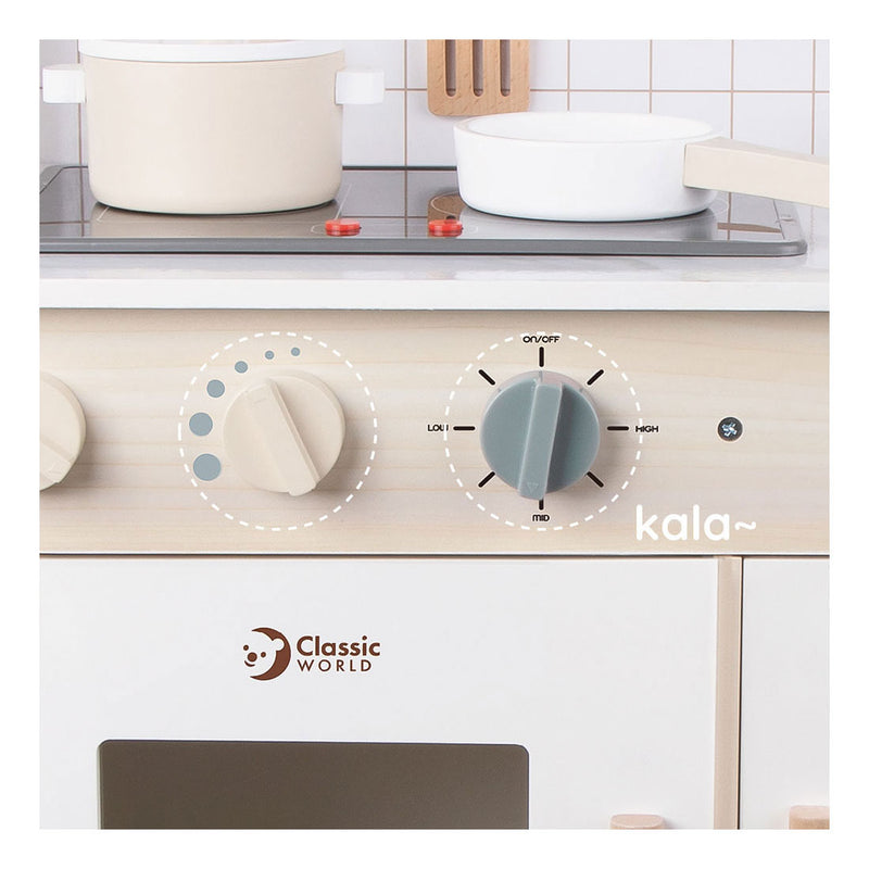 Load image into Gallery viewer, Classic World World Houten Moderne Speelkeuken, 7dlg.