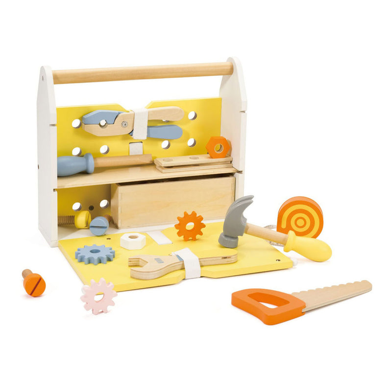 Load image into Gallery viewer, Classic world houten gereedschapskist modern, 27dlg.