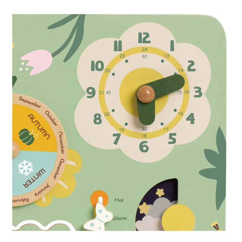 Load image into Gallery viewer, Classic world houten kalender in het engels in een doos - uni